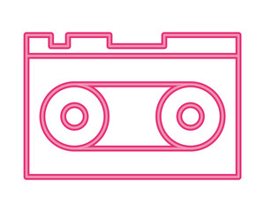 cassette retro audio device icon