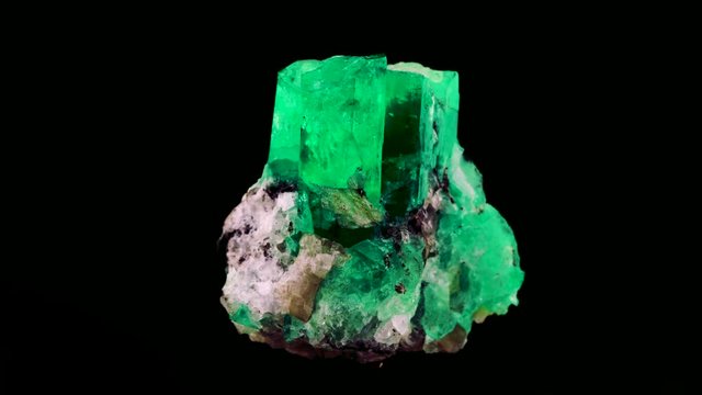 raw rough emerald and gemstone crystal gem natural