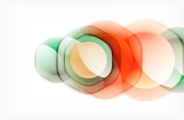 Abstract background - glass shiny transprent hexagon shapes overlapping eath other. Vector Illustration For Wallpaper, Banner, Background, Card, Book Illustration, landing page