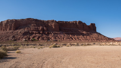 View on Marble canyon in the desert, arizona