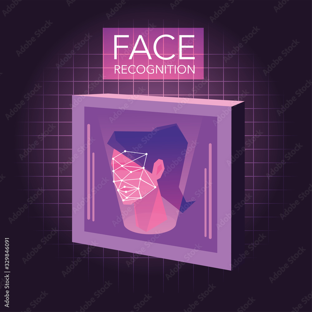 Poster face recognition and identification system, mobile app for face recognition