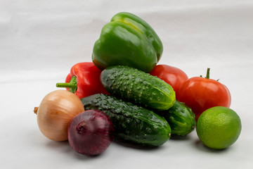 Vegetables from your garden side view