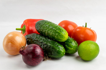 Vegetables from your garden side view