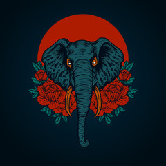 elephant vector illustration