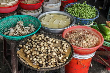 Food in a street market, Hoi An, Vietnam