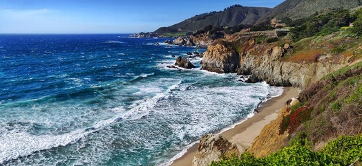 Pacific coast drive Somewhere between Monterey and Big Sur