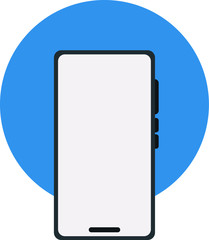 smartphone right button with bottom width camera