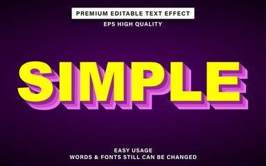 simple text effect