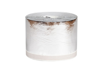 Wrapping waterproofingtape constructiont tape in roll isolated on white background