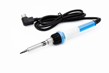 Soldering iron isolated on white background