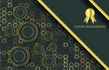 luxury background vector image with dark color background