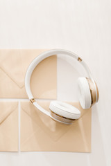 Envelopes and headphone