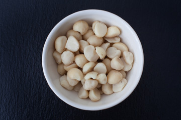 A bowl of Macadamia Nuts