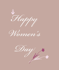 happy mothers day, happy women's day wishes greeting card on abstract background, graphic design illustration wallpaper