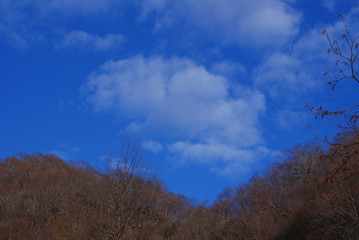 Obraz premium Italia : Paesaggio montano,Campania,10 Marzo 2020.