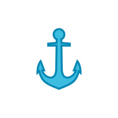 Anchor icon isolated on white background.Anchor symbol logo. Anchor marine icon.