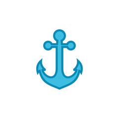 Anchor icon isolated on white background.Anchor symbol logo. Anchor marine icon.