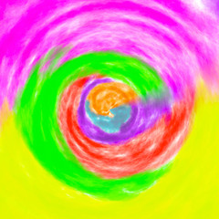 abstract colorful background with circles