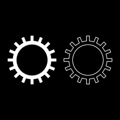 Good light fastness Designation on the wallpaper symbol icon outline set white color vector illustration flat style image