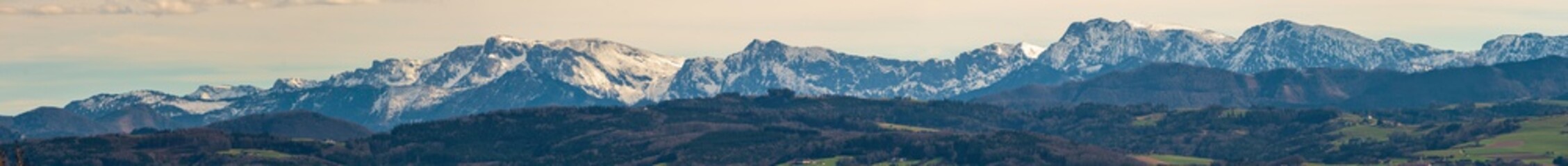 Oberösterreich Nationalpark Kalkalpen Totes Gebirge nähe Kremsmünster Panorama - obrazy, fototapety, plakaty