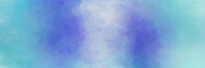 sky blue, corn flower blue and light blue color background with space for text or image. vintage texture, distressed old textured painted design. can be used as horizontal background graphic