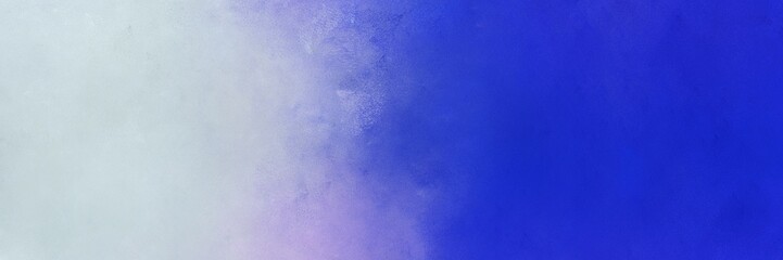 vintage abstract painted background with light gray, strong blue and light pastel purple colors and space for text or image. can be used as horizontal background graphic
