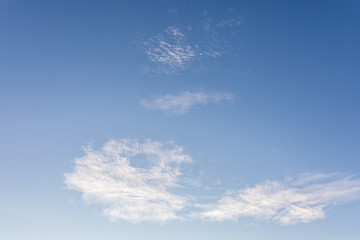 Cloud against blue sky cloudscape background pattern