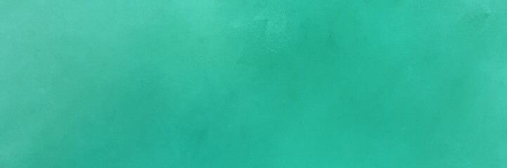 abstract painting background graphic with light sea green, medium aqua marine and medium turquoise colors and space for text or image. can be used as horizontal background texture