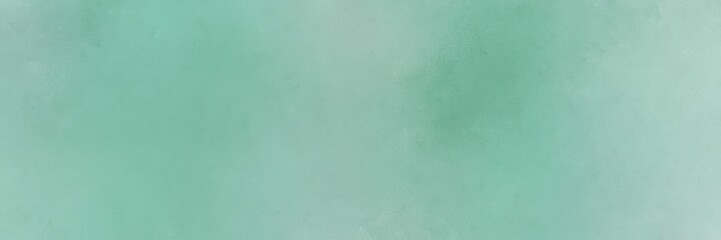 abstract painting background graphic with dark sea green, pastel blue and cadet blue colors and space for text or image. can be used as header or banner