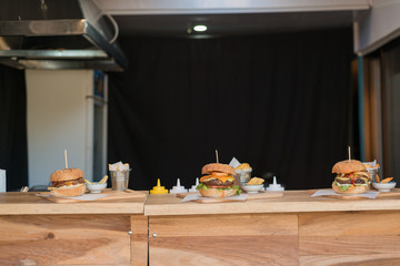 Obraz na płótnie Canvas hamburguesas