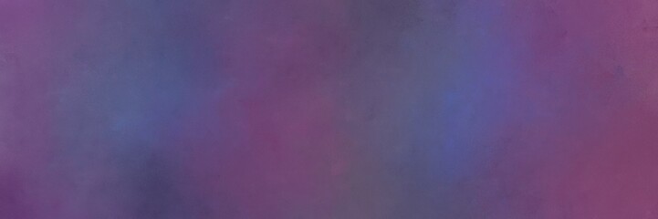 vintage abstract painted background with dim gray, antique fuchsia and dark slate blue colors and space for text or image. can be used as header or banner