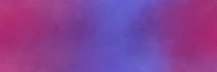 old color brushed vintage texture with antique fuchsia and slate blue colors. distressed old textured background with space for text or image. can be used as horizontal header or banner orientation