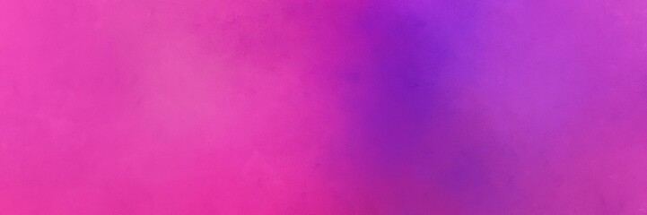 mulberry , dark orchid and medium orchid colored vintage abstract painted background with space for text or image. can be used as horizontal header or banner orientation
