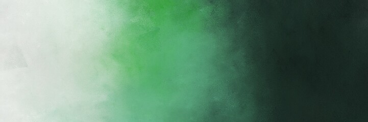 abstract painting background graphic with light gray, very dark blue and dark sea green colors and space for text or image. can be used as horizontal background graphic