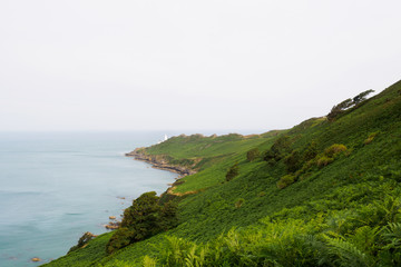 Start Point Lighthouse in Devon, South England