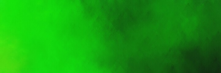 abstract painting background graphic with green, lime green and forest green colors and space for text or image. can be used as header or banner