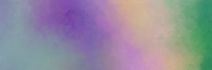 light slate gray and tan colored vintage abstract painted background with space for text or image. can be used as horizontal background graphic