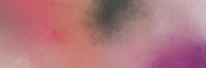 vintage abstract painted background with rosy brown, old mauve and dark moderate pink colors and space for text or image. can be used as horizontal background graphic