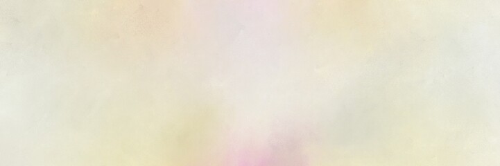 Obraz premium vintage abstract painted background with light gray, linen and antique white colors and space for text or image. can be used as horizontal background graphic