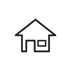 house icon in trendy flat style
