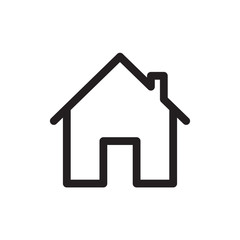 house icon in trendy flat style