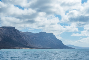 Seascape on island Lanzarote, Canary Islands