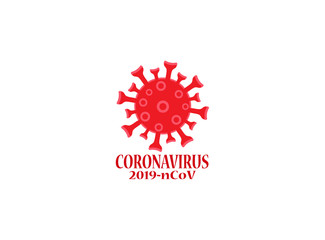 coronavirus icon for logo design illustration on white background