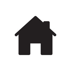 house icon in trendy flat style