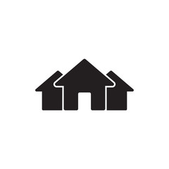 house icon in trendy flat style