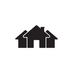 house icon in trendy flat style
