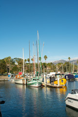Fototapeta na wymiar Santa Barbara Harbor