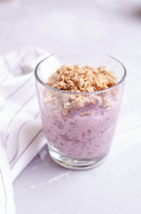 Organic Granola Cereal with oats, flax, almond, and sunflower seeds