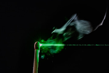 ray of the lazer lights match