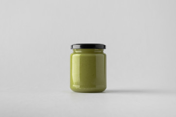 Pumpkin / Hemp Seed Butter Jar Mock-Up